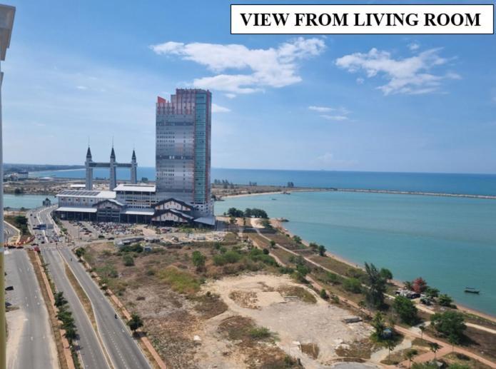 Seaside Haven Homestay Seaview Unit With Pool Opposite Ktcc & Mayang Mall - Pangsapuri Ladang Tanjung كُوالا تيرينغانو المظهر الخارجي الصورة